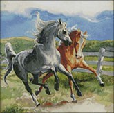 Гоблен - Буйни коне