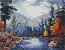 Гоблен - Есен в планината