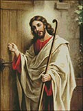 Гоблен - Христос чука на вратата